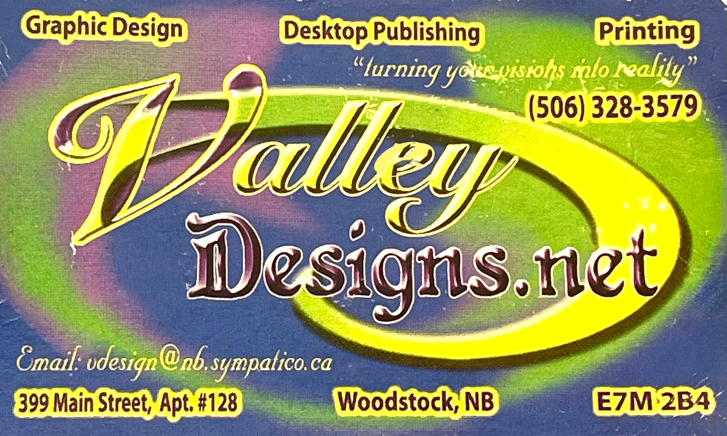 ValleyDesigns.net Business Cards