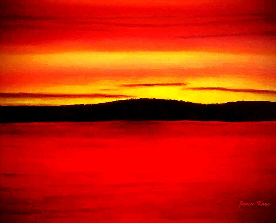 At Dusk Painting
